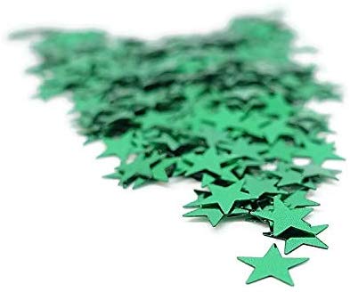 Konfetti Sterne Grün